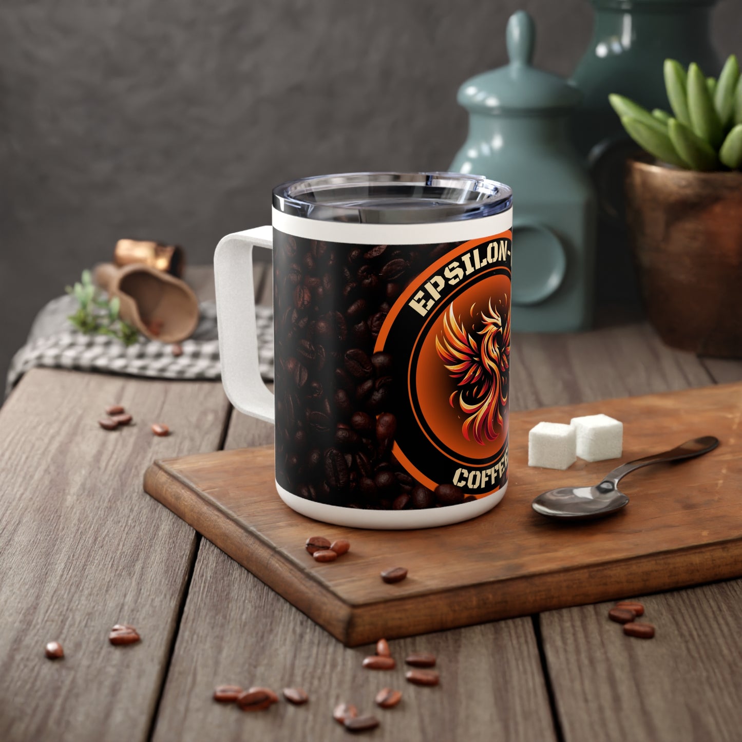 Epsilon-Vet Insulated Coffee Mug, 10oz